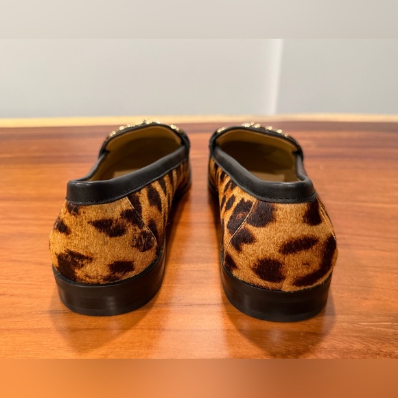 Talbots Laura Leopard Print Loafers with tassels size 8.5 - Picture 3 of 9